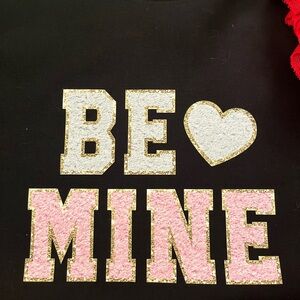 NEW! Happy Valentine’s Day Black “BE MINE” Shirt